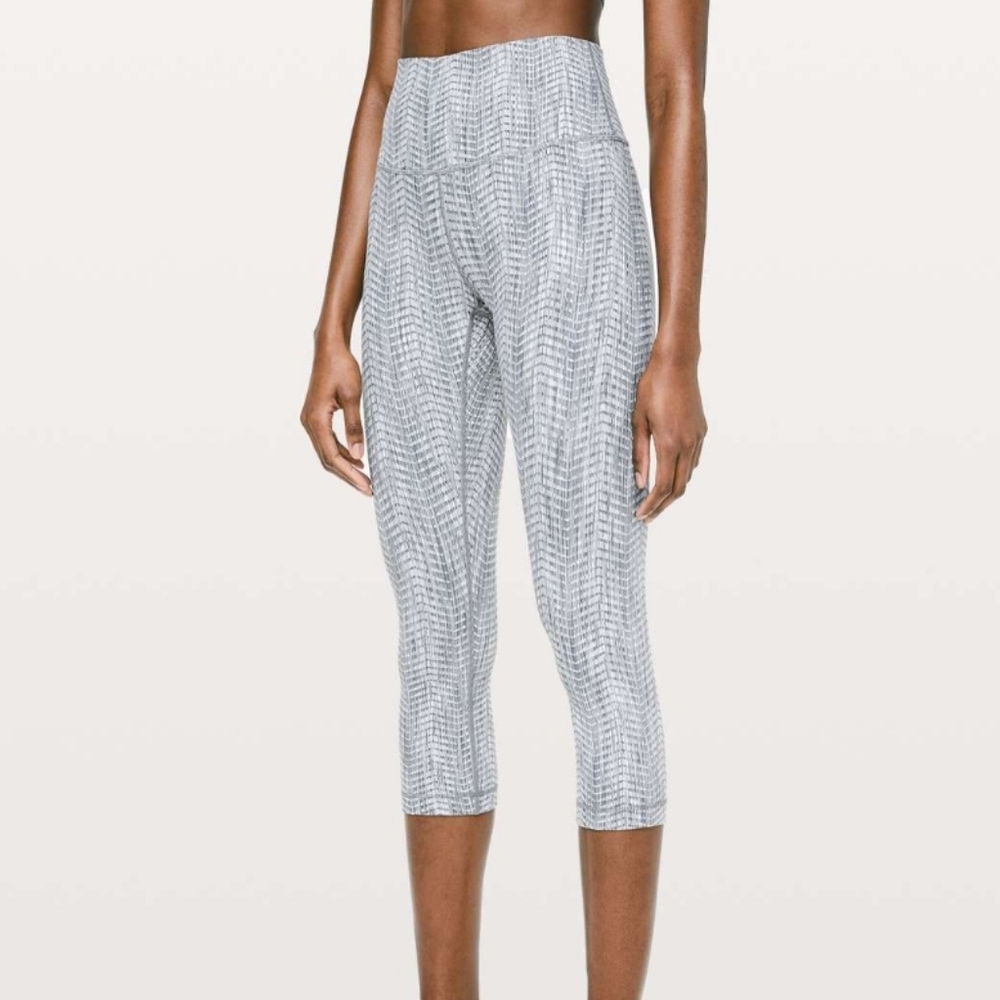 Lululemon Wunder under crops 21" *full on luon